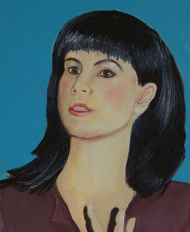 Julia Stoschek | Ölgemälde aus der Portraitserie 2010